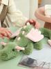 Cartoonfree Plush Dragon Doll With Short Pile Fabric For Playroom Decor