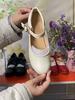 Mid-heel Soft-soled Dance Shoes for Women, Middle-aged and Elderly Mothers, Soft, Comfortable, Wear-resistant and Versatile High Heels