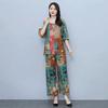Summer Two Piece Sets Female Clothes Loose Elegant Women's Pants Set