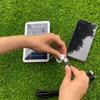 [1/2/4PCS] 2W Solar Panel With USB IP65 Waterproof Outdoor Hiking And Camping Portable Battery Mobile Phone Charging Bank Charging Panel 5V
