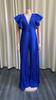 Summer Pleated Jumpsuits Rompers Women V Neck Ruffles High Waisted Loose Floor Length Luxury Female Party Romper