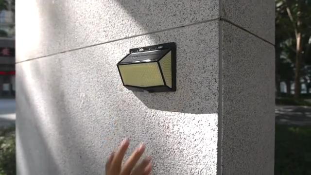 Solar Motion Lights Outdoor 468LED 3 Modes Solar Fence Lights Waterproof Solar Security Lights Yard Door Patio Garage Step 180° Lighting Angle