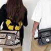 Women's Multi-Pocket Crossbody Bag Men's Large Capacity Messenger Bag Student Shoulder Bag