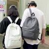 Einfarbiger Rucksack für Schüler, große Kapazität, für Damen, für Männer, Reiserucksack