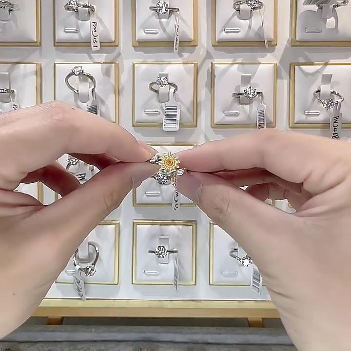 Lindon Clasic din aliaj de cupru Inel cu zircon Bijuterii pentru dama Cadou de petrecere de promisiune de nuntă