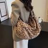 Yogodlns Large Leopard Shoulder Bags Women Fashion Big Packages Lazy Style Hobo Bags Autumn And Winter Leisure Or Travel Bags