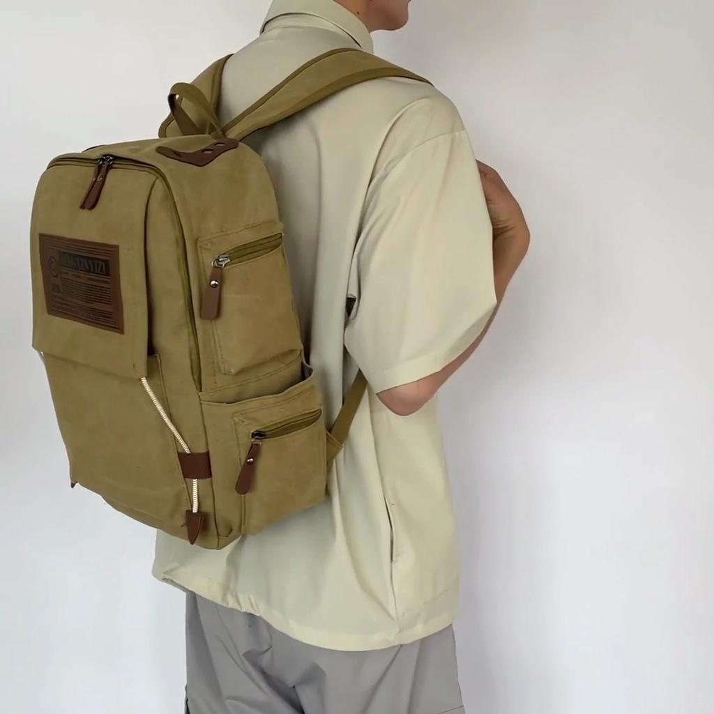 Student Schoolbag Male Junior High School Computer Bag 15.6 Inch Backpack Large Capacity Backpack