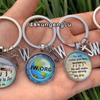 JW Alphabet He Will JWORG Time Gemstone Keychain JW Keyring Jesus Keychain