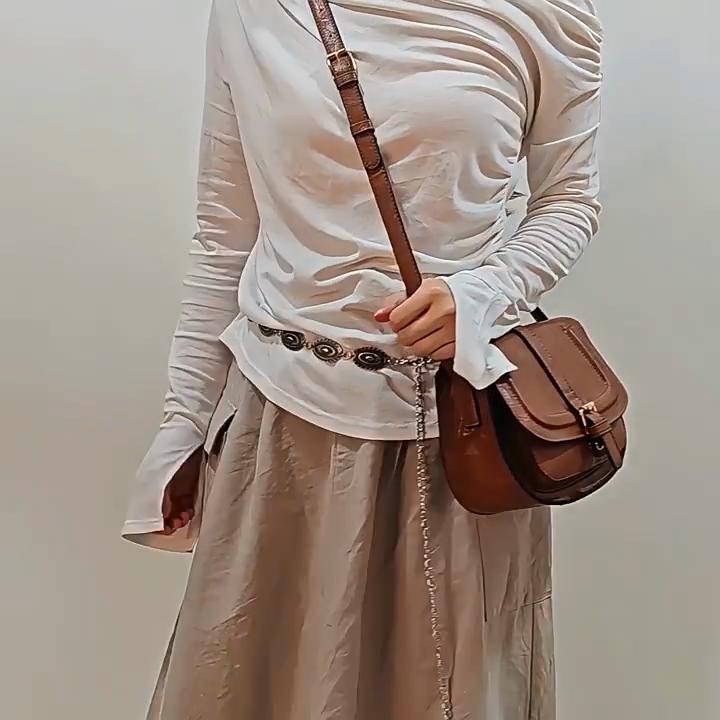 Crossbody Bags for Women Saddle Shoulder Purse and Boho Handbags with Strap Faux Leather Satchel