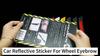 4Pcs Carbon Fiber Door Edge Protectors, Reflective PVC Car Side Door Protection Strips, Scratch-Resistant Universal Decorative Stickers