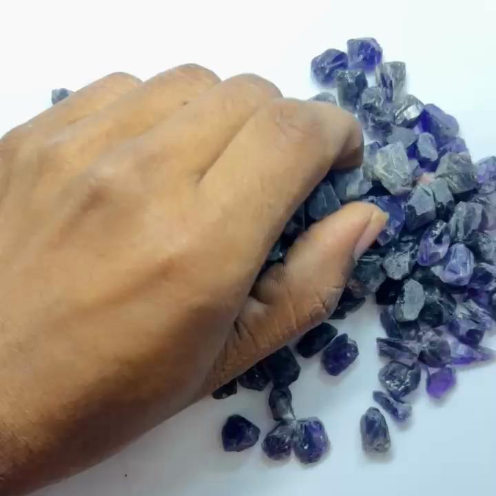 Uncut Rough NATURAL Blue Ceylon Sapphire 500 Ct Loose Gemstone Lot