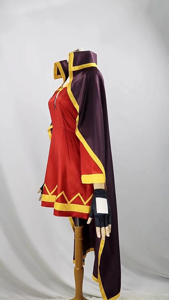 KonoSuba Binecuvântarea lui Dumnezeu pe această lume minunată Konosuba Megumin rochie mantie uniformă ținută perucă Halloween anime costume cosplay
