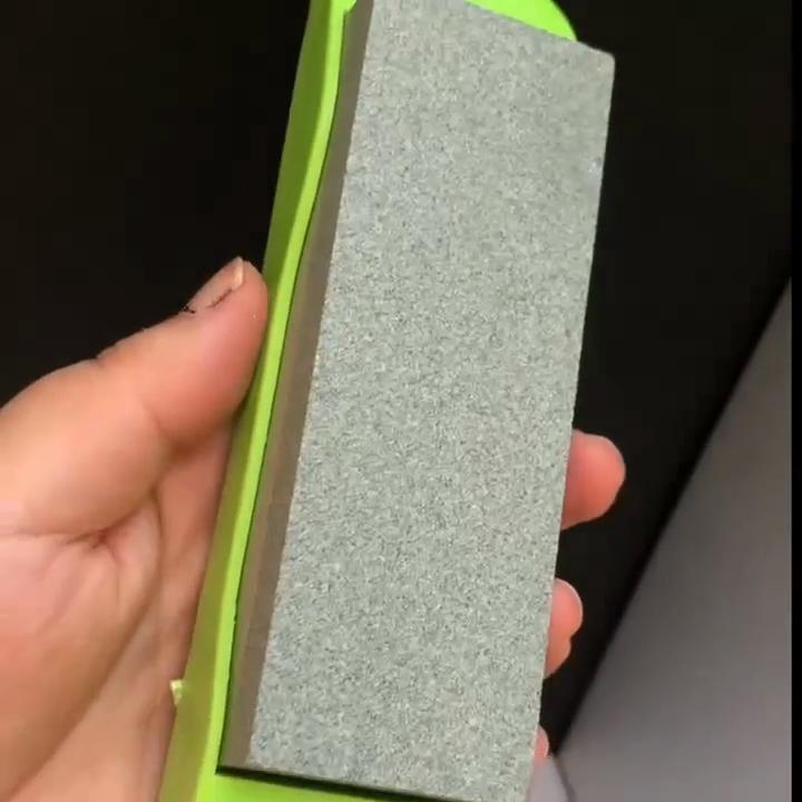 Multi-function Knife Sharpener, Kitchen Knife Sharpener with Coarse and Fine Grinding, Whetstone for Sharpening