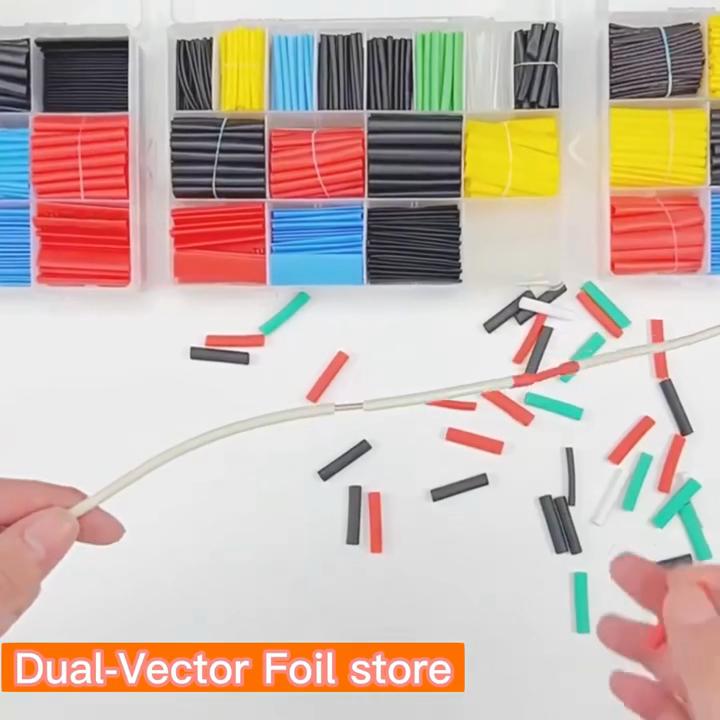 Isı Büzüşmeli Tüp Kiti Isıya Dayanıklı Boru Isı Büzüşmeli Kablo Sarma Elektrik Bağlantısı Kablo Yalıtımı Kılıflı Koruyucu