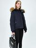 Fashion Women's Winter Jackets Hooded Faux Fur Collar Casual Parka Female Long Sleeve Warm Coat