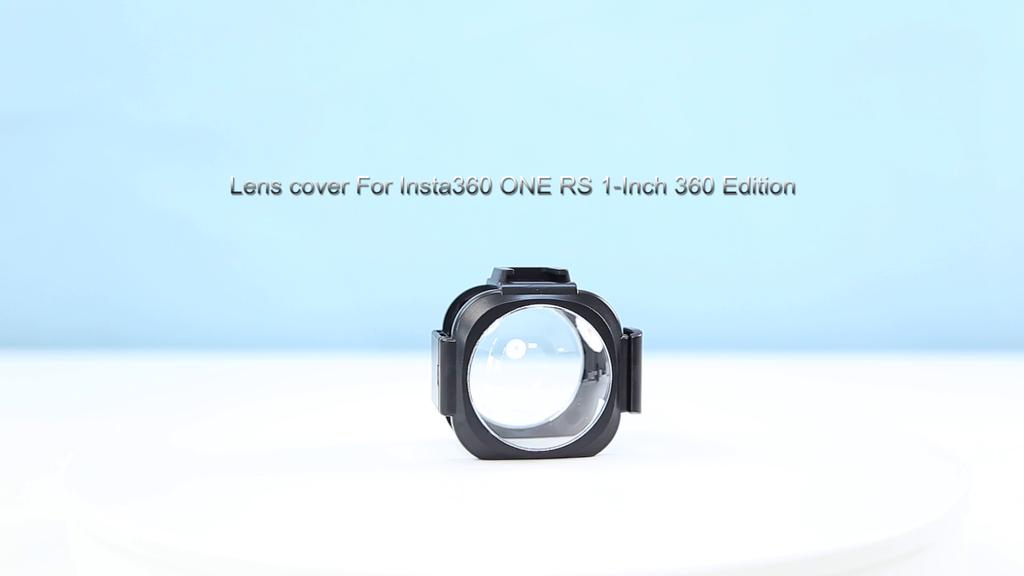 PULUZ Lens Guard Protective Cover for Insta360 ONE RS 1-Inch 360 Edition(Black)