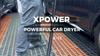 Asciugatore per Auto Spazzaneve XPOWER Asciugatore Professionale per Auto Blower con Base Mobile con ruote Asciugatura Rapida Strumenti per la Pulizia Asciugatore Rapido Portatile A-16