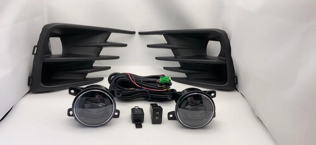 For Honda City 2020 2021 2022 Fog Lights Led Front Bumper Driving Lamp Cover Wiring Switch Waterproof Auto Car Accessories 12V