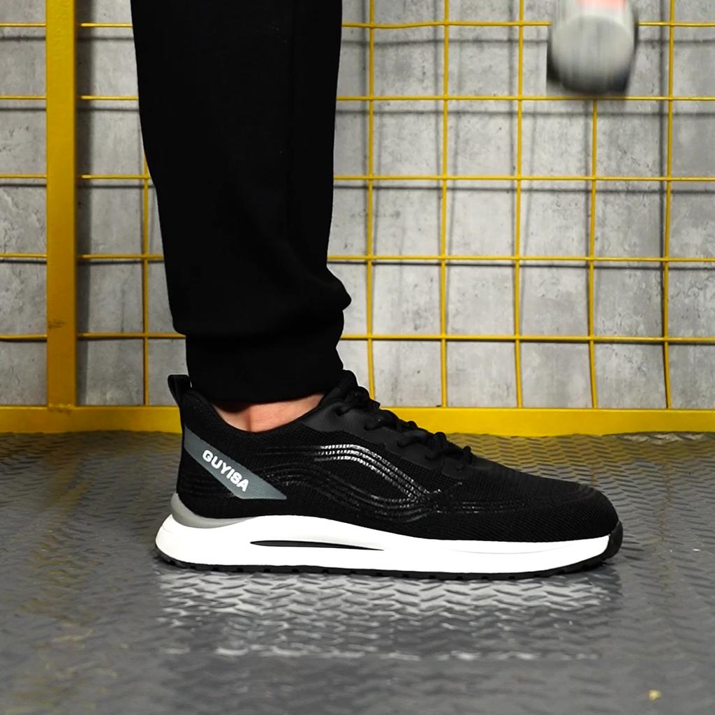 Zapatos de seguridad de acero para hombre, calzado deportivo de moda, botas de trabajo, zapatos protectores de seguridad a prueba de pinchazos, indestructibles