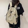 Student School Bag Women's Durable Backpack Men's Letter Print Backpack