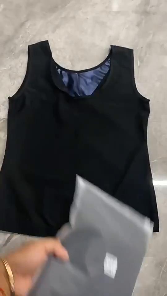 Heißer Schweiß Workout Tanktop Abnehmweste Sport Fitnessstudio Übung Fitness Dehnbar Für Frauen