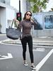 Autumn Winter Long Sleeve Tee Shirt  Za Women Slim Casual Basic T-Shirt Ladies Embroidery Letter Warm Shirts Female