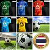 TAILANDIA Națională Fotbal Fotbal Antrenament JERSEY CHEER Imprimat Cămașă cu uscare rapidă Polo Poliester Uniformă cu mânecă scurtă Logo elefant Sport în aer liber