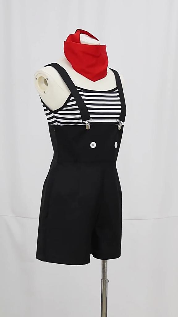 Vintage Cosplay Costume Includes Top Pants And Accessories For Stage Shows