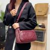 Multi-compartment Simple All-match Middle-aged and Elderly Mother's Large-capacity Casual Shoulder Crossbody Bag