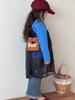 Princess Style Girl Bucket Bag With Bow And Dog Decoration For Kindergarten Daily Use