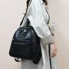 PU Backpack Women's Multi-function Shoulder Bag Large Capacity Travel Commuter Backpack