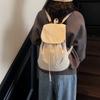 Solid Color Backpack Women's Commuter Bag Student Schoolbag Outdoor Backpack