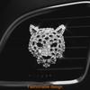 New Leopard Car Air Vent Perfume Aromatherapy Clip With Diamond Leopard Head Personalized Car Interior Decoration