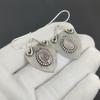 Natural Rose Quartz Gemstone Earrings, 925 Sterling Silver Earring, Handmade Boho Silver Jewelry Dangle Earrings, Easter Gift