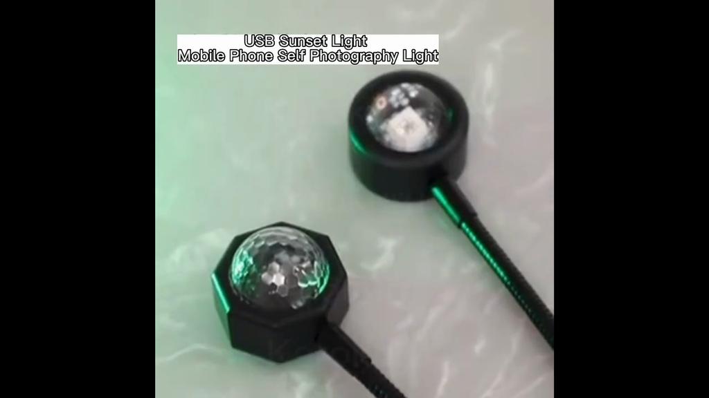 USB Sunset Lamp LED Rainbow Neon Projector Photography Ambient Light Aesthetic Wall Night Light for Bedroom Living Room Home Decoration Gift