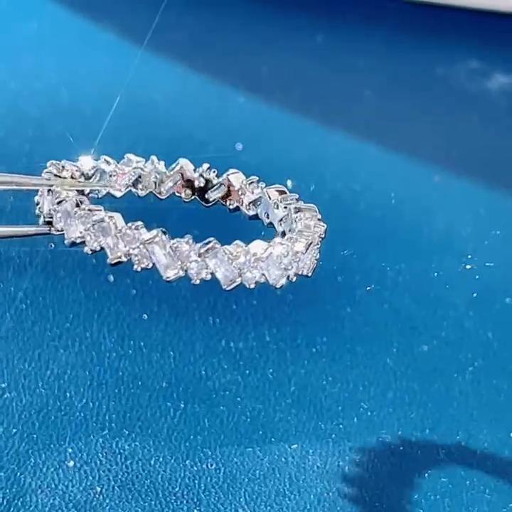 BELLA BOX Fashion Cubic Zirconia Finger Rings for Women Simple Stylish Girl Ring Dance Party Daily Wear Versatile Female Jewelry