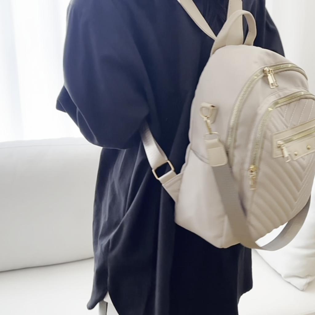 Nylon Backpack Women's Shoulder Bag Travel Large Capacity Bag