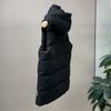 Winter Men's Warm Vest Hooded Plus Size Casual Sleeveless Parkas Man Fashion Thick Jackets
