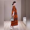 Plus Size Elegant Long Dresses for Women Clothes Loose Short Sleeve Vintage Summer Dress