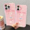 Cute Cat Dog Case for iPhone 16Pro Clear Aesthetic Stylish Soft Durable Pretty TPU Shockproof Protective Cover for iPhone 13 14 15 16 Pro Max