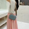 PU Leather Small Crossbody Bags for Women Solid Color Flap Messenger Bags Phone Purse Casual Female Daily Shoulder Bags
