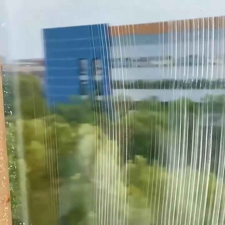 2-In-1 Double-Sided Window Cleaner Squeegee For High-Rise Glass Safety Scraper Professional Window Cleaning Tool Durable Stainless Steel Blade