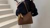 Silk Scarf Bag For Women Summer Large Pu Fashionable Shoulder Handbag With Zipper For Daily Use