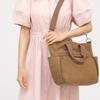 Women's Large Capacity Tote Bag Retro Student Crossbody Bag Canvas Shoulder Bag