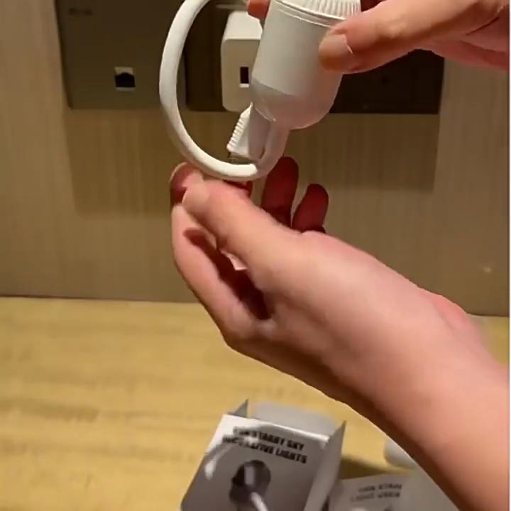 2-in-1 Galaxie Projektor Nachtlicht USB LED Sternenhimmel Lampe 360° Drehung Einstellbare Helligkeit für Schlafzimmer Decke Raum Auto Dekoration