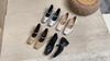 Korean Grandma Shoes Niche Wrinkled Square Toe Women's Shoes Thick Heel Mary Jane Shoes Casual Shallow Mouth Single Shoes
