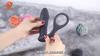 Silicone Anal Vibrator Rotation Beads Prostate Stimulator Massager Delay Ejaculation Ring Anal Butt Plug Dildos Sex Toys for Men