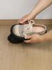 Johnature Hollow Out Thick Soled Shoes Genuine Leather Breathable Lace-up Women's Platform Sandals