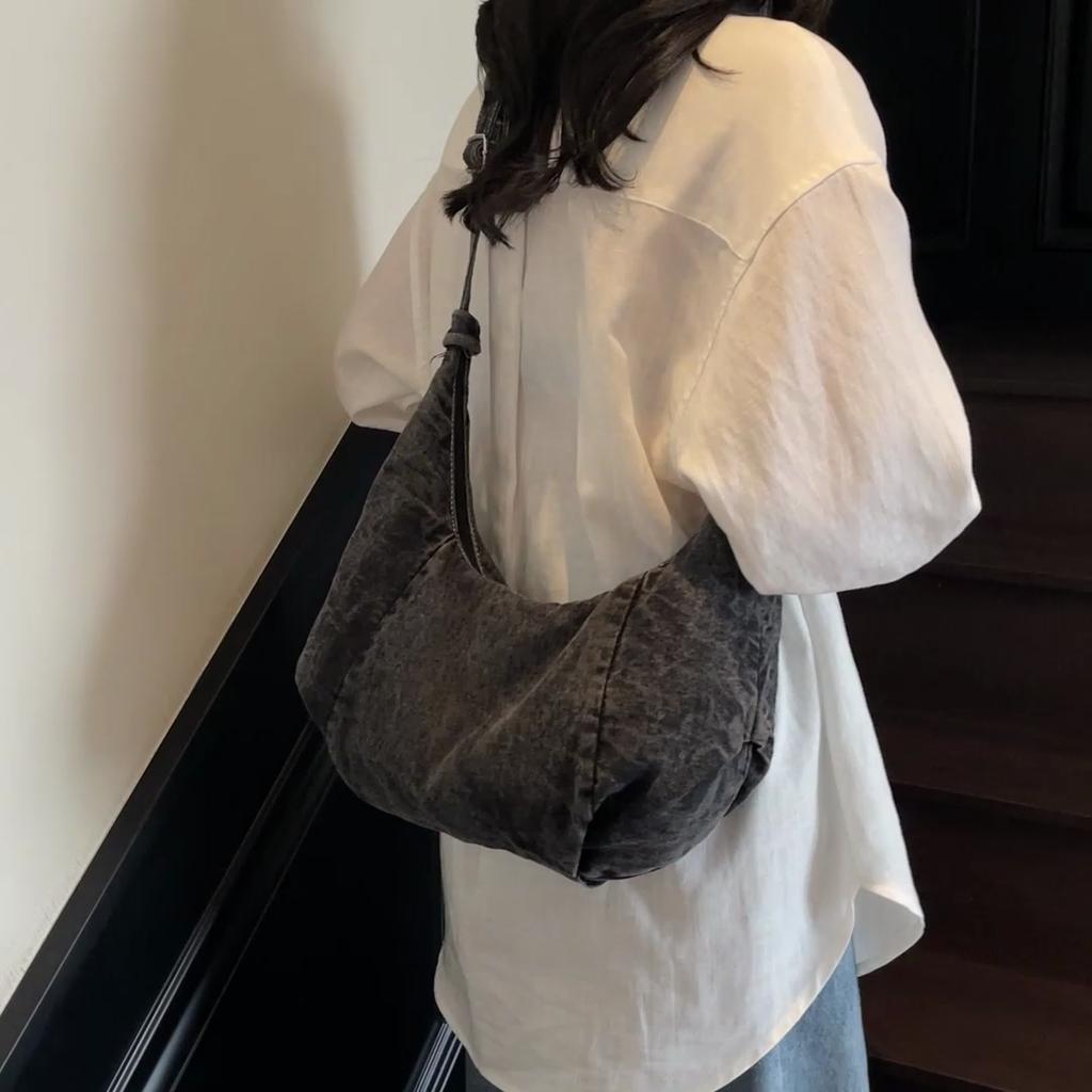 Denim Underarm Bag Women's Shoulder Bag