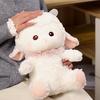 Year of Sheep Mascot Plush Toy, Cute Lucky Sheep Stuffed Doll, Soft Blessing Sheep Plushie for Festival Gift Home Decor